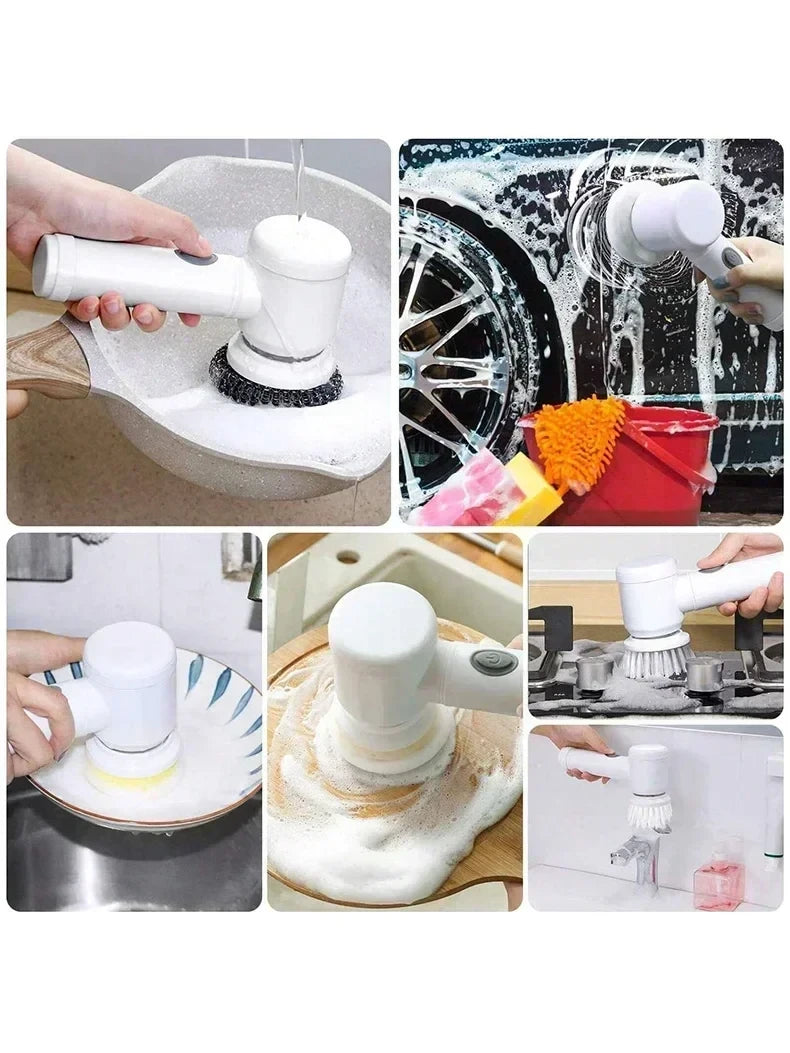 5-in-1 Electric Spin Scrubber
