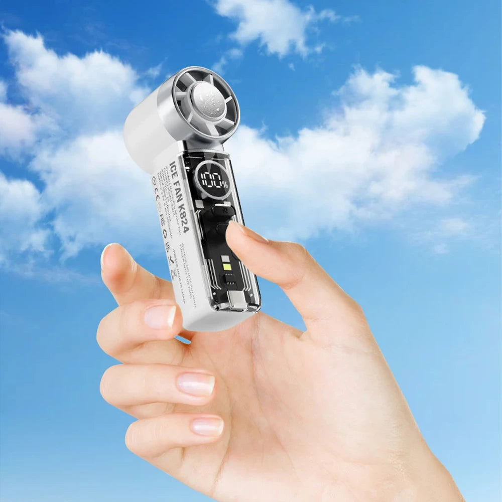 Portable Mini Fan Gray