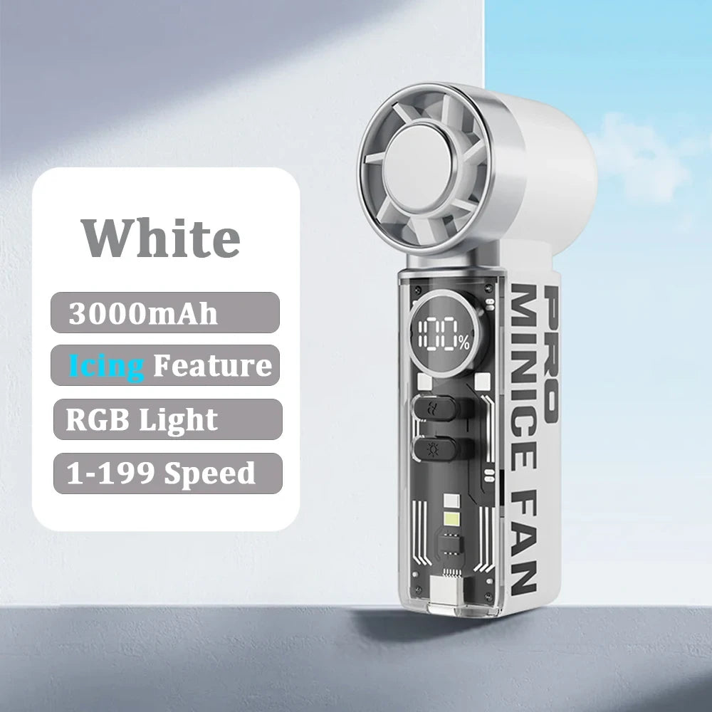 Portable Mini Fan Gray