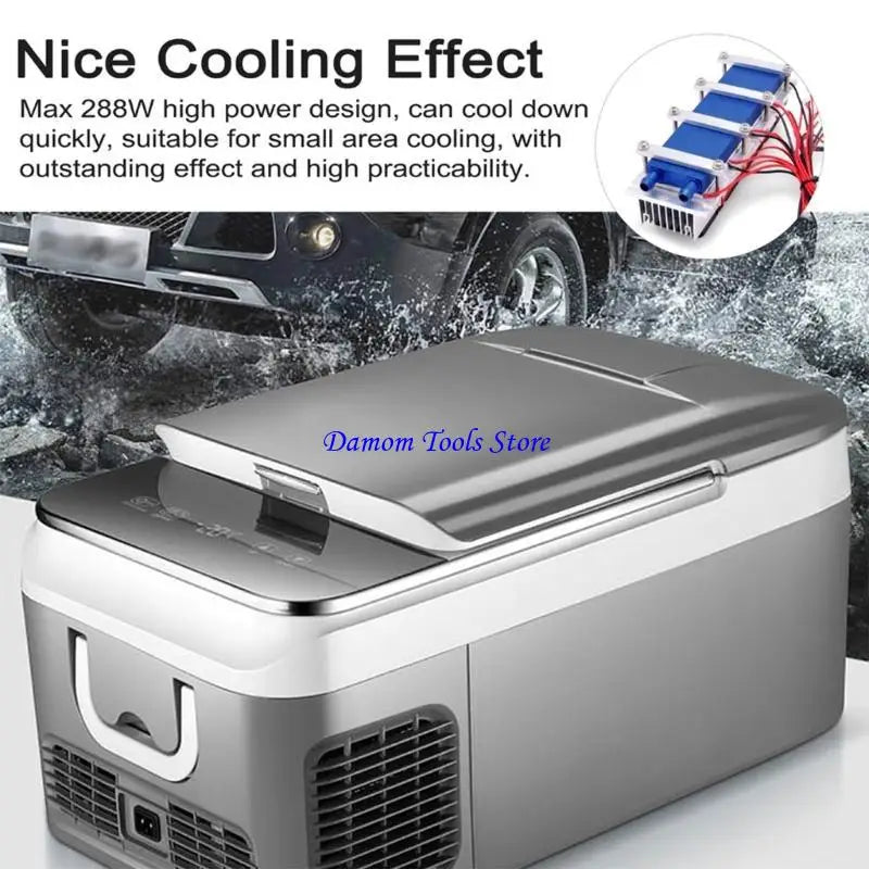 57BE 288W 12V30A Thermoelectric Cooler Airs Conditioner Refrigerator Cooling System DIY Kits Semiconductor Airs Cooler Device