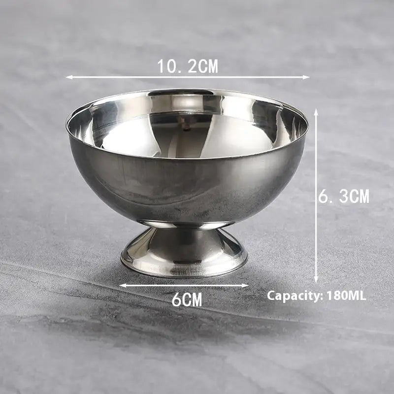 Kitchen Essential - Reusable Stainless Steel Dessert Bowls