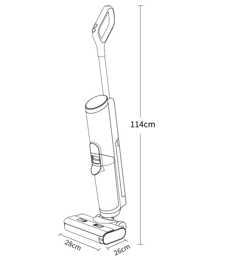Household Vacuum Cleaner Portable Powerful Self Cleaning Dry Wet Cordless Handheld Vacuum Cleaner Floor Washer for  Home Clean