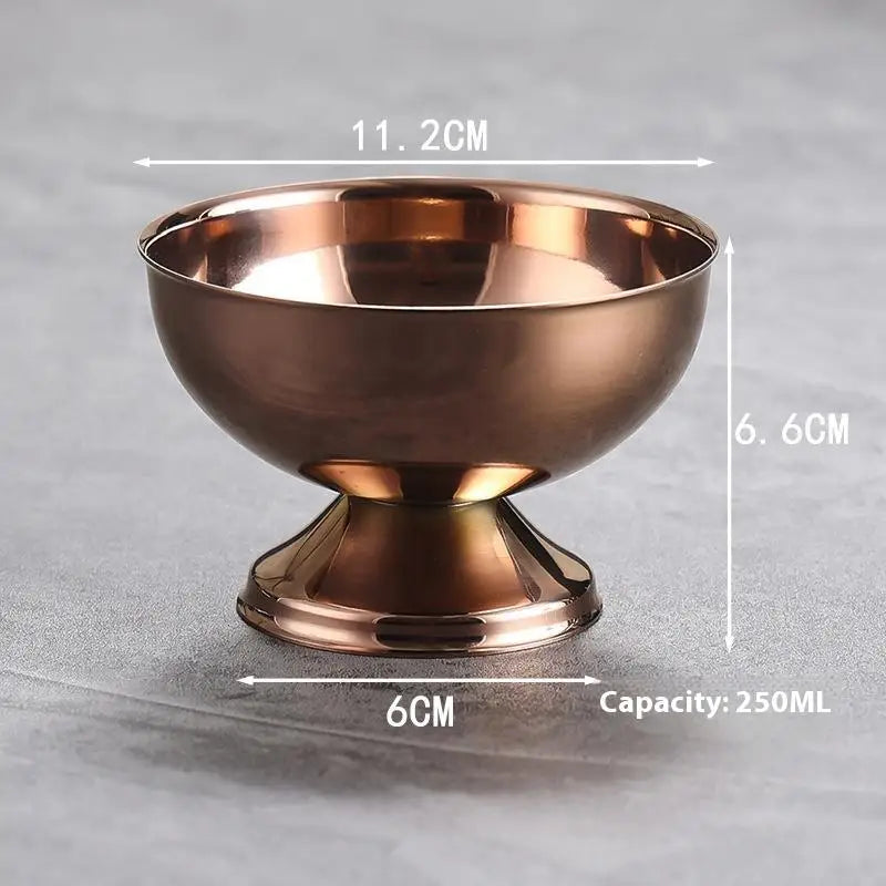 Kitchen Essential - Reusable Stainless Steel Dessert Bowls