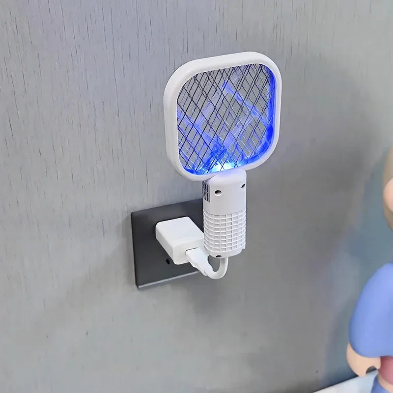 Mosquito Swatter Trap Mini USB UV Light Pest Control Electric Shock Mosquito Killer Lamp Portable Fly Bug Zapper Summer