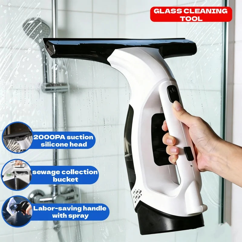 Household Cleaning Tools For Cleaning Shower Glass Tiles Strong Suction Window Cleaner Furniture Clean Essential Vacuum Cleaner