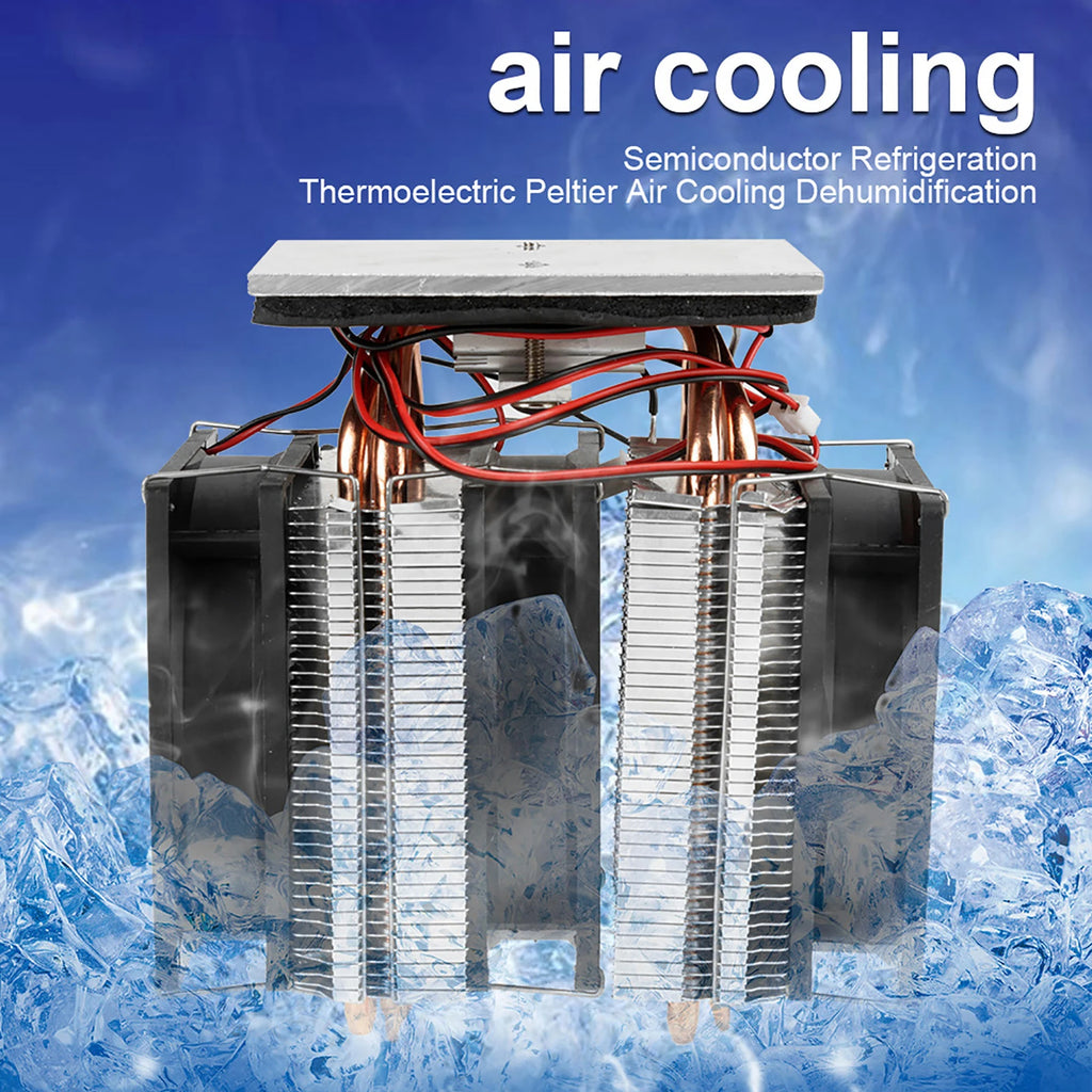 Semiconductor Refrigeration System Semiconductor Refrigeration Cooling Device Thermoelectric Cooler 12V 10A DIY Mini Fridge