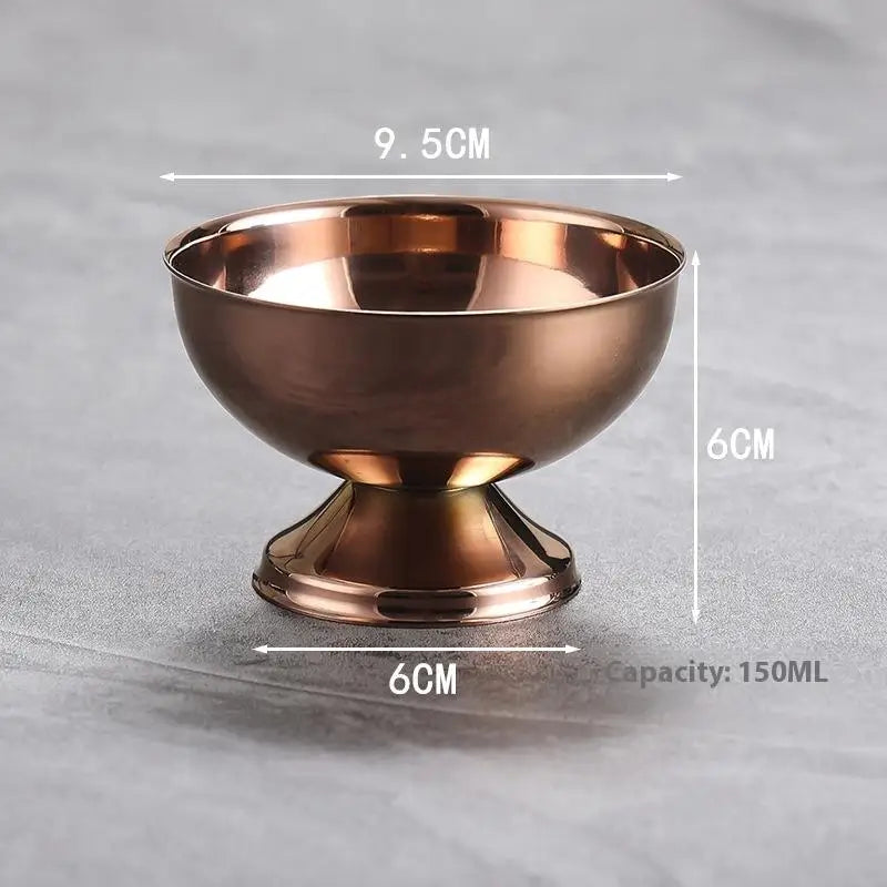 Kitchen Essential - Reusable Stainless Steel Dessert Bowls