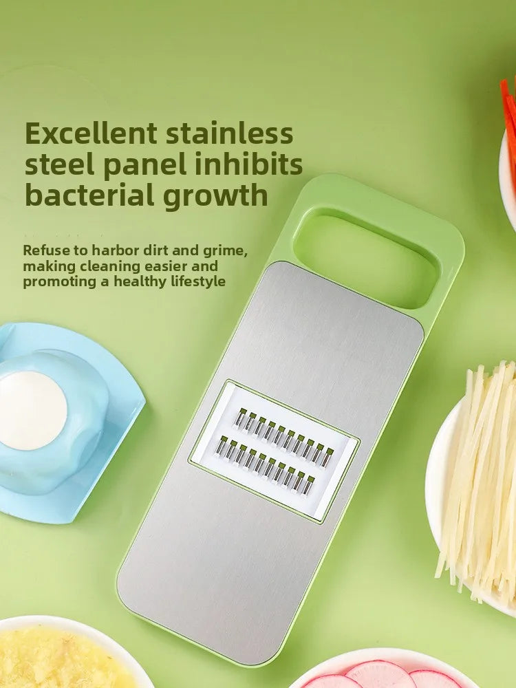 Kitchen Essentials Household Multi-functional Vegetable Cutter Shredder Stainless Steel Anti-cutting Hand Planer Slicer Slicer