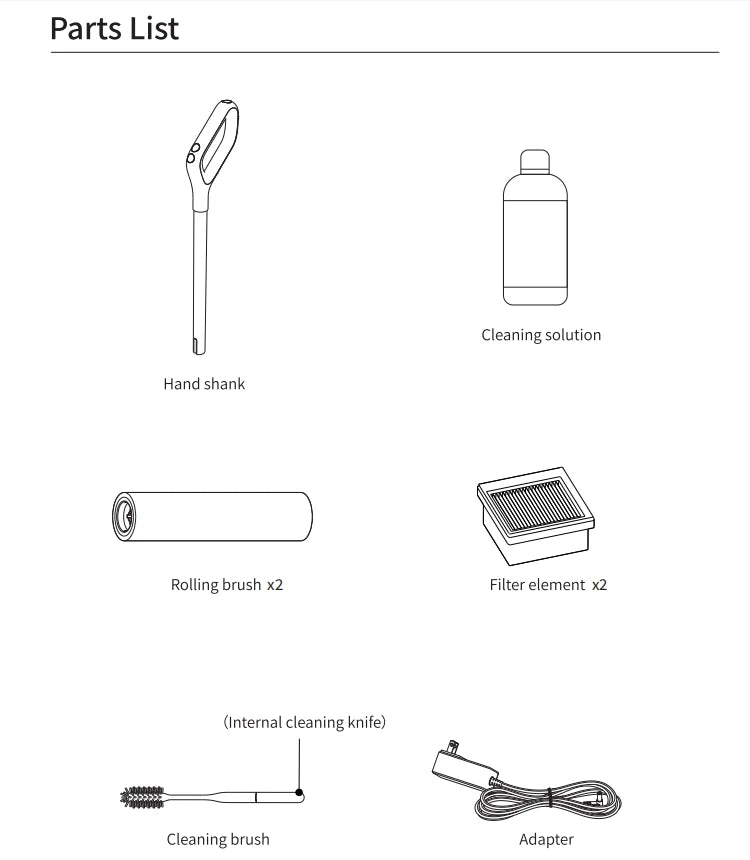 Household Vacuum Cleaner Portable Powerful Self Cleaning Dry Wet Cordless Handheld Vacuum Cleaner Floor Washer for  Home Clean