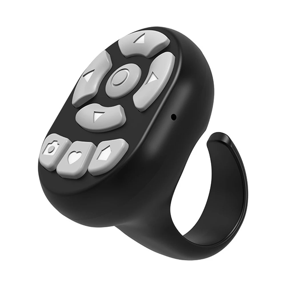 For TikTok Scrolling Ring Bluetooth Video Scrolling Remote Control E-book Page Turner Mobile Phone Selfie Camera Controller