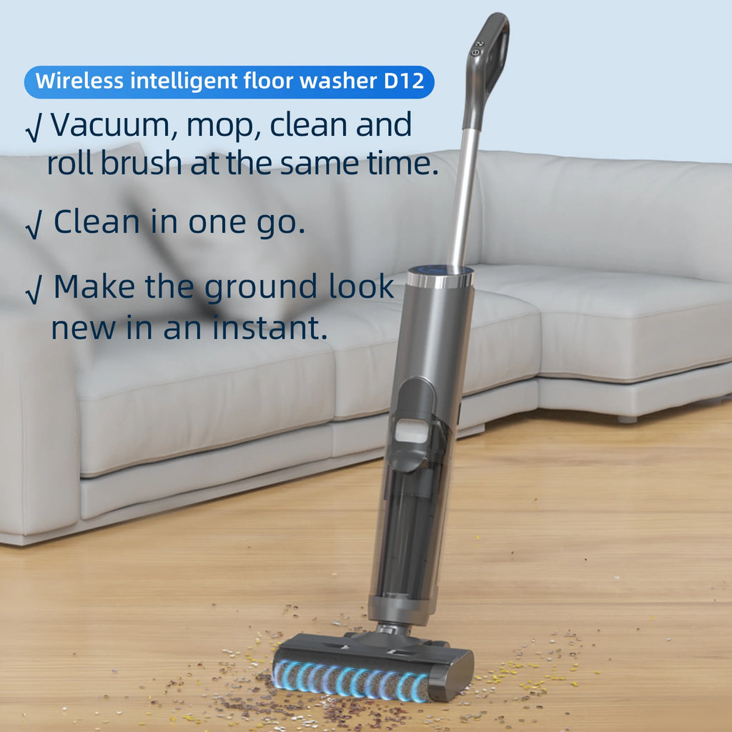 Household Vacuum Cleaner Portable Powerful Self Cleaning Dry Wet Cordless Handheld Vacuum Cleaner Floor Washer for  Home Clean
