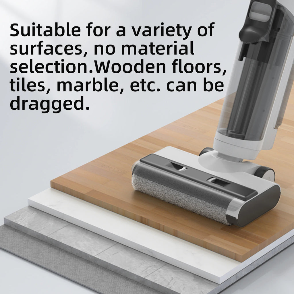 Household Vacuum Cleaner Portable Powerful Self Cleaning Dry Wet Cordless Handheld Vacuum Cleaner Floor Washer for  Home Clean