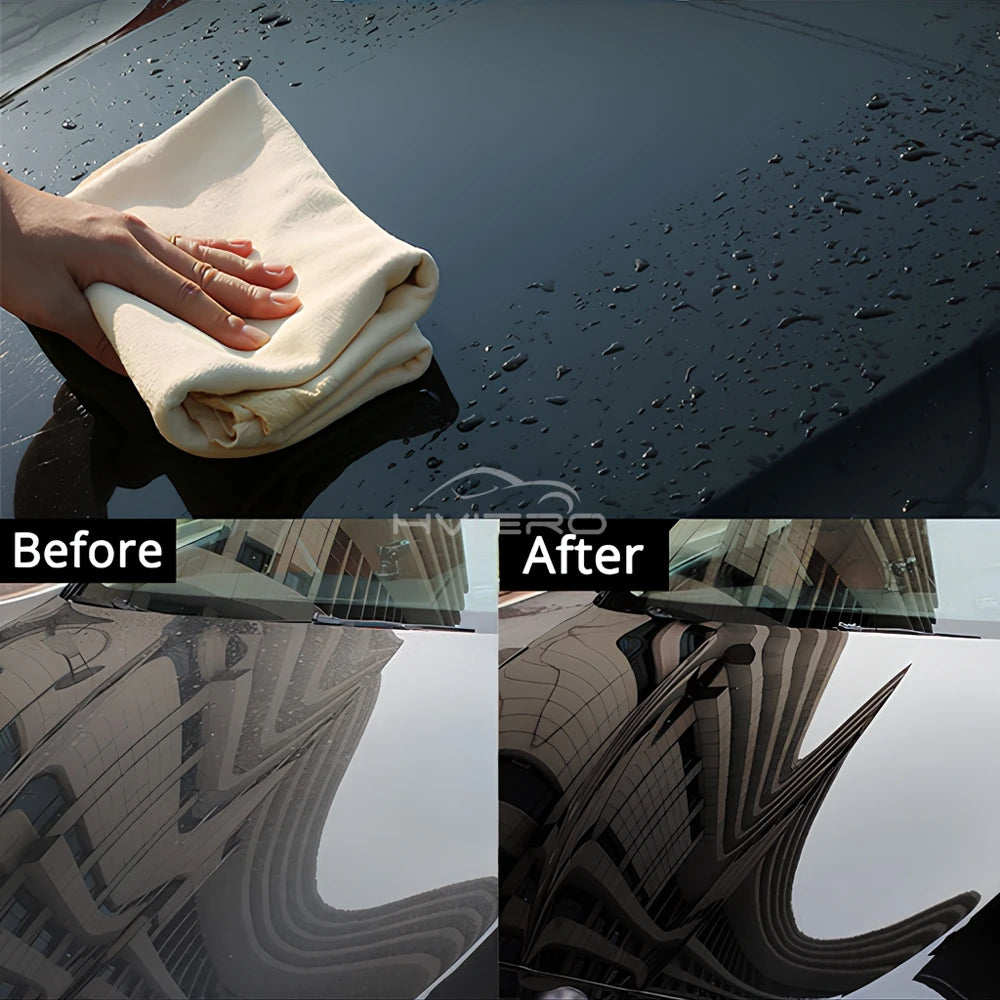 40X70cm Free Shape Cleaning Genuine Leather Cloth Car Auto Home Care Motorcycle Natural Drying Chamois Approx Water Absorption
