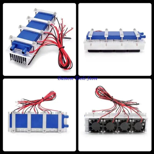 57BE 288W 12V30A Thermoelectric Cooler Airs Conditioner Refrigerator Cooling System DIY Kits Semiconductor Airs Cooler Device