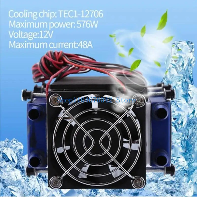 5asd 12V 576W DIY Thermoelectric Cooler Device for Test Benchs, Small Space Cooling