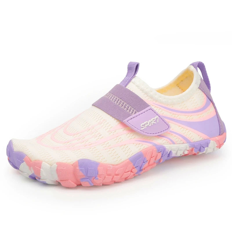 Summer Kids Beach Aqua Shoes Boys Girls Barefoot Water Shoes Indoor Children Quick-Dry Drainage Swim Sandals Surf Wading Sneaker