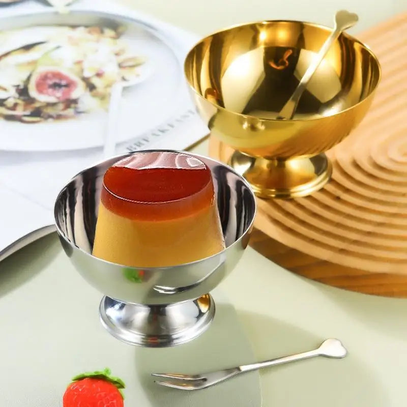 Kitchen Essential - Reusable Stainless Steel Dessert Bowls