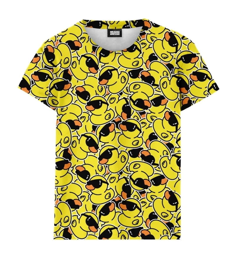 Summer Funny Duck T-Shirts Cartoon 3D Print Men Women Fashion Streetwear Oversized Short Sleeve T Shirt  Tees Tops Clothing