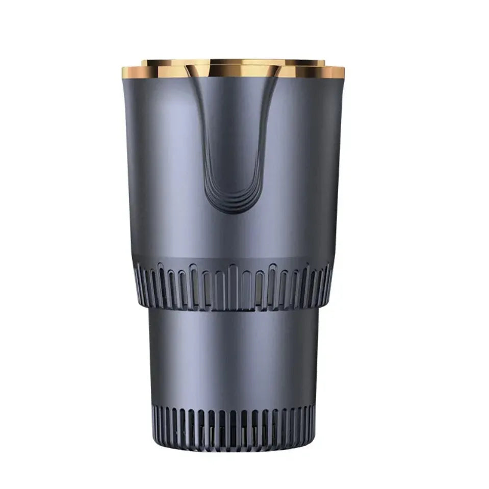 -3℃ to 60℃ LED Display Semiconductor Beverage Cooler Warmer 12V 36W Car Heating and Cooling Cup for Car Road Trip Fast Cooling
