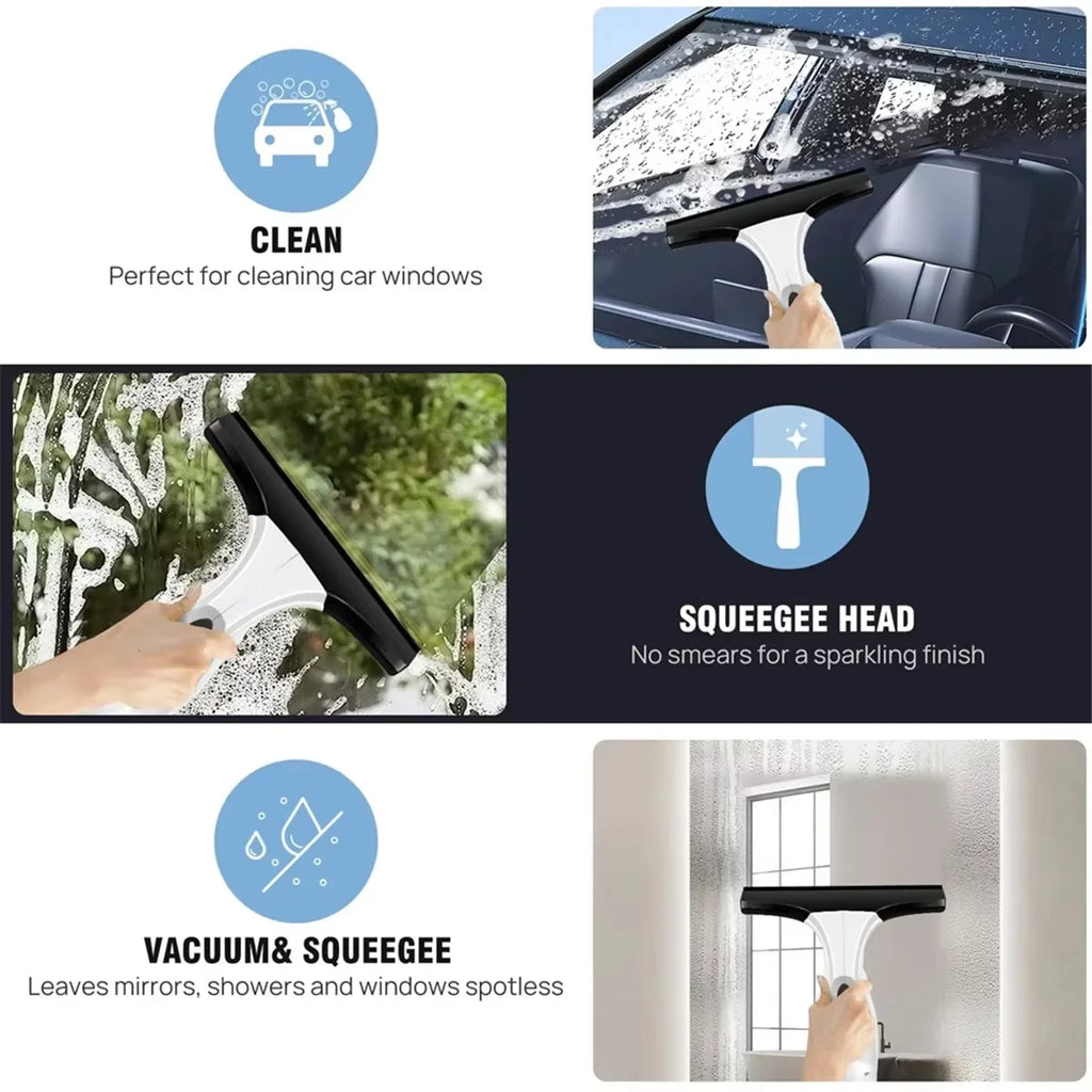 Household Cleaning Tools For Cleaning Shower Glass Tiles Strong Suction Window Cleaner Furniture Clean Essential Vacuum Cleaner