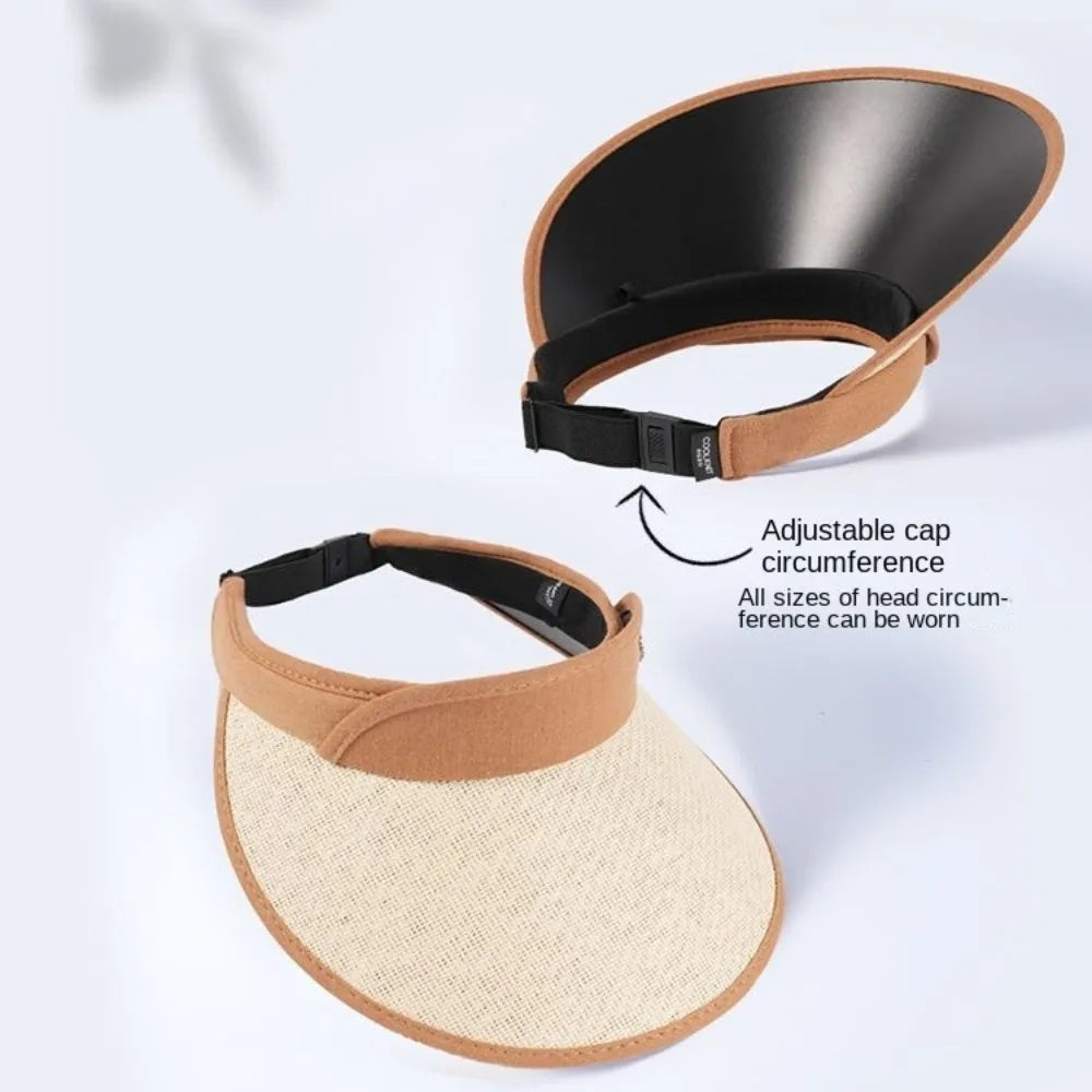 Summer Sun Hat Quick Drying Hat UV Protection Running Bicycle Empty Top Hat Men Women Hat Breathable Straw Hat