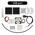 DC 5V Phone Cooler DIY Kit Semiconductor Cooling Chip TEC1-7103 Heat-Conducting Fan Silent Tablet Cooling Wonder Fan