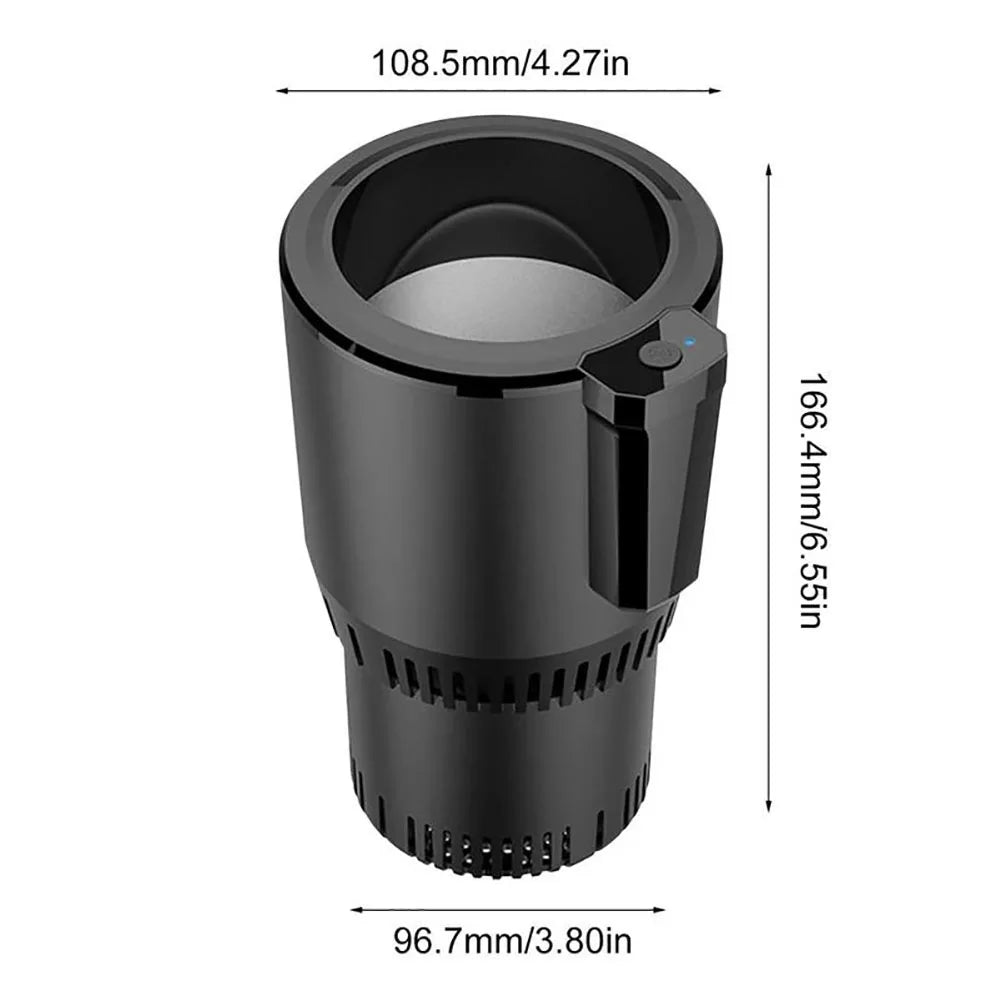 Car Cup Cooler DC 12V Cooling Cup For Car With Home Power Adapter Electric Car Office Cup Mug Holder Beverage Drink Refrigerator