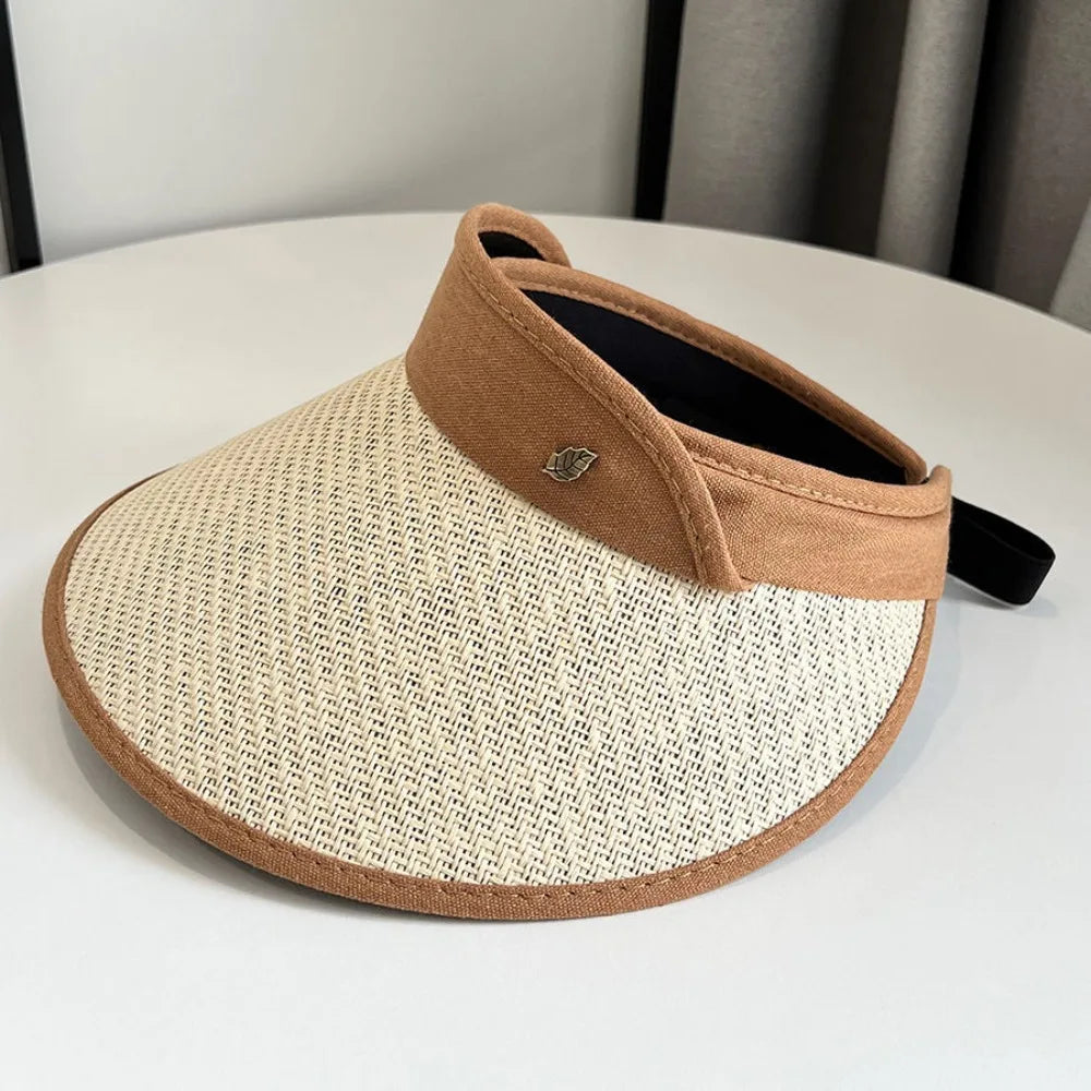 Summer Sun Hat Quick Drying Hat UV Protection Running Bicycle Empty Top Hat Men Women Hat Breathable Straw Hat