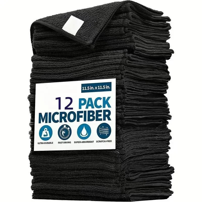 Microfiber Cleaning Cloths Lint Free Microfiber Cleaning Towel Cloths Reusable Cleaning Towels Super Absorbent for Car Window