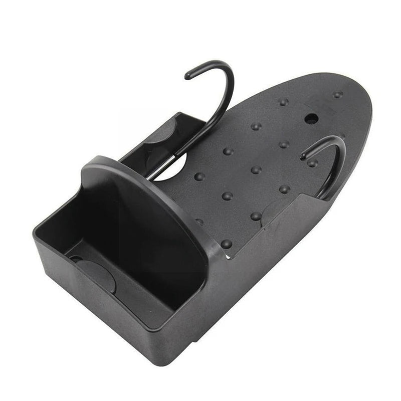 Portable Iron Holder Hotel Household Ironing Board Hanger Black White Wall Mount Iron Storage Rack Home Storage Supplies