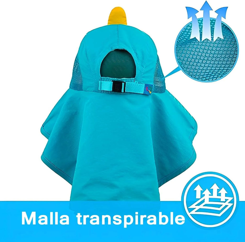 Summer Kids Bucket Hat Sunscreen UV Resistant Cotton Beach Hat with Adjustable Rope Whistle for Boys Girls Outdoor