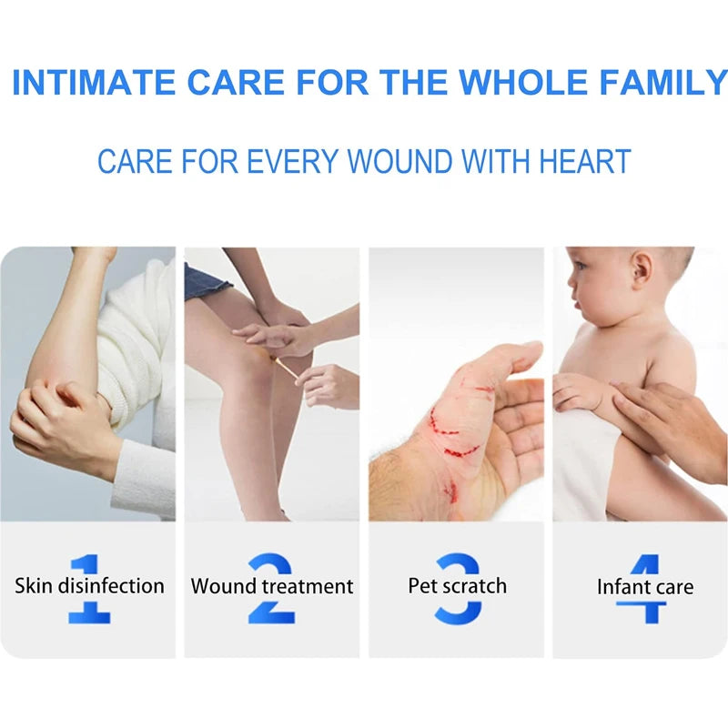 Infant Disposable Iodine Cotton Swab Independent Iodophor Swab Sticks Adult Children Baby Outdoor Family Daily Safety Home Care