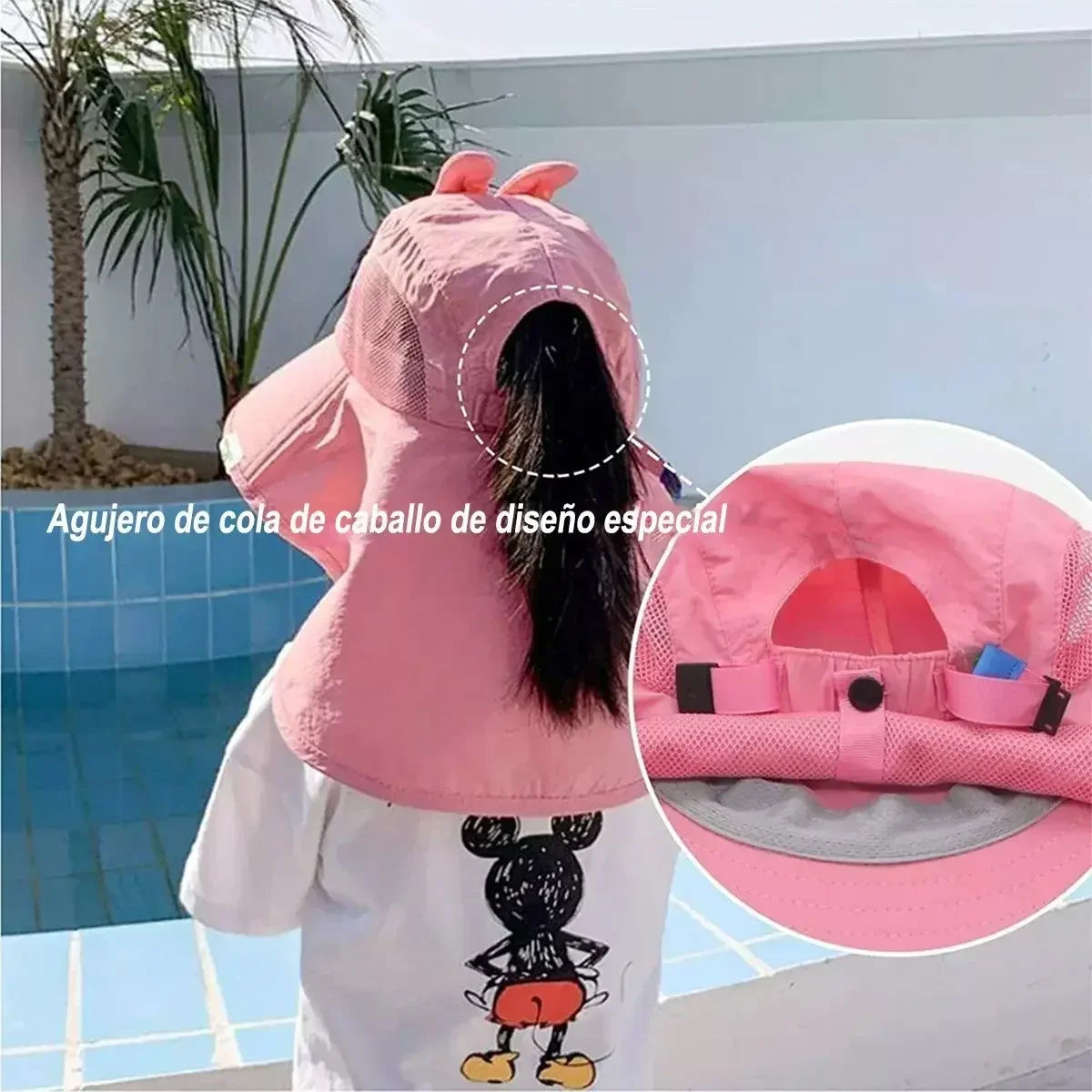 Summer Kids Bucket Hat Sunscreen UV Resistant Cotton Beach Hat with Adjustable Rope Whistle for Boys Girls Outdoor
