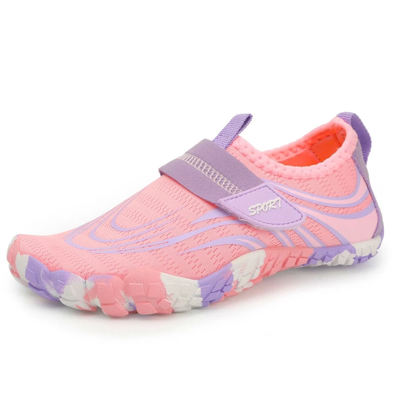 Summer Kids Beach Aqua Shoes Boys Girls Barefoot Water Shoes Indoor Children Quick-Dry Drainage Swim Sandals Surf Wading Sneaker