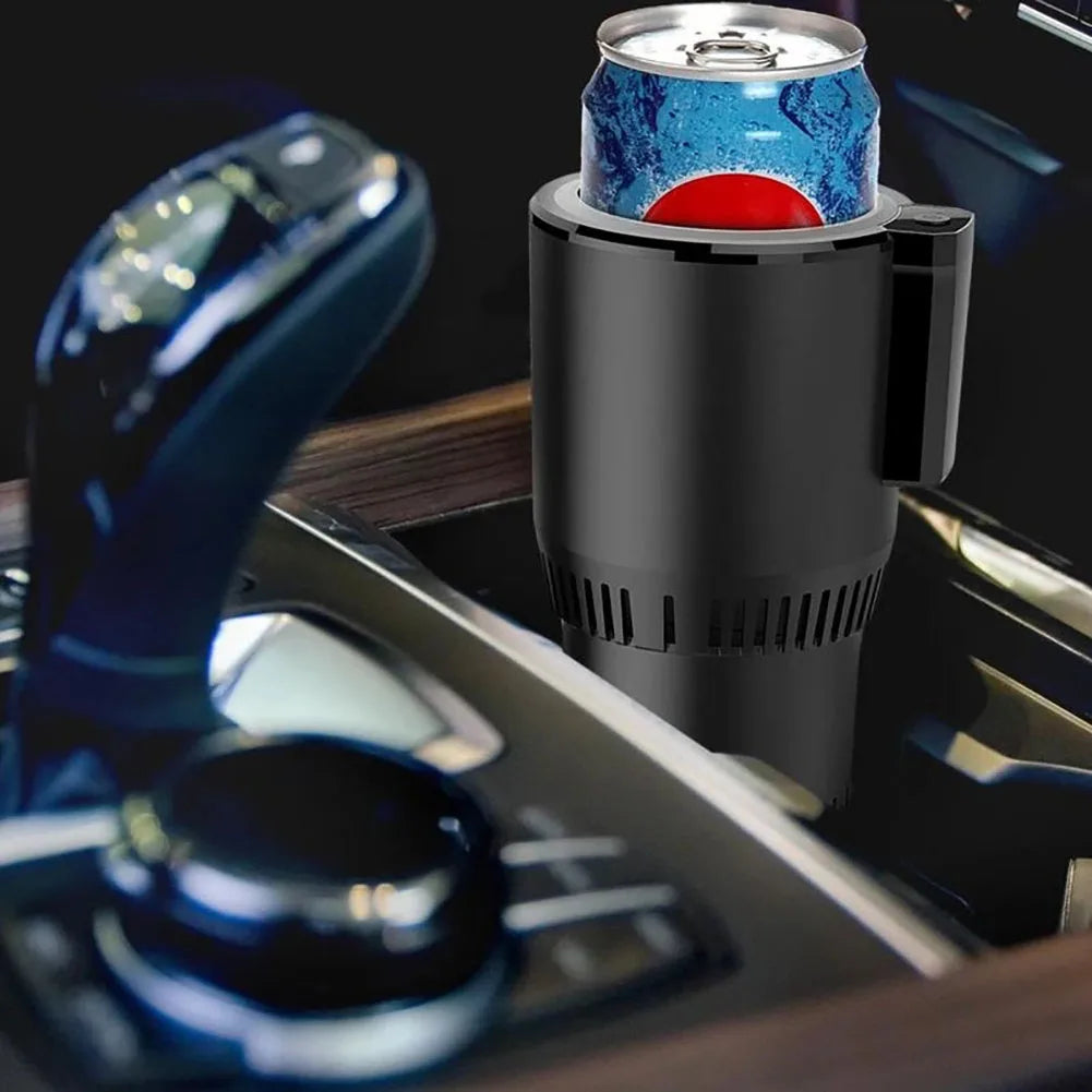Car Cup Cooler DC 12V Cooling Cup For Car With Home Power Adapter Electric Car Office Cup Mug Holder Beverage Drink Refrigerator