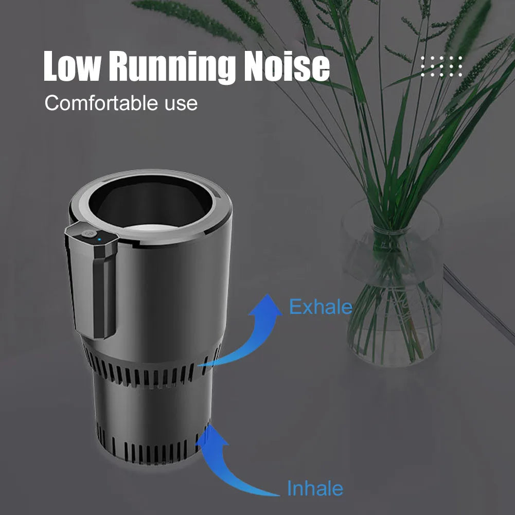 Car Cup Cooler DC 12V Cooling Cup For Car With Home Power Adapter Electric Car Office Cup Mug Holder Beverage Drink Refrigerator
