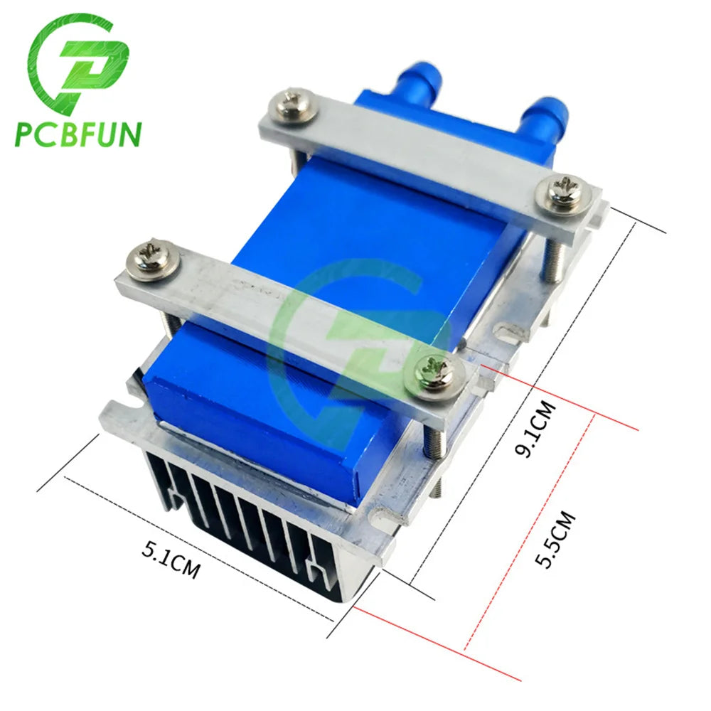 DC 12V 144W Thermoelectric Peltier Refrigeration Cooler Semiconductor Refrigeration Air Conditioner Cooling System DIY Kit