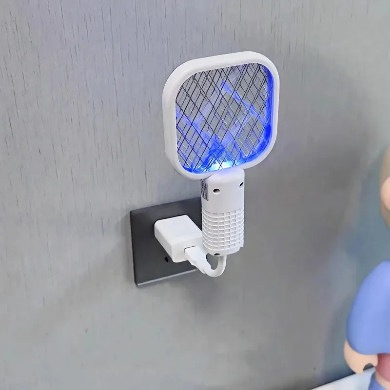 Mosquito Swatter Trap Mini USB UV Light Pest Control Electric Shock Mosquito Killer Lamp Portable Fly Bug Zapper Summer