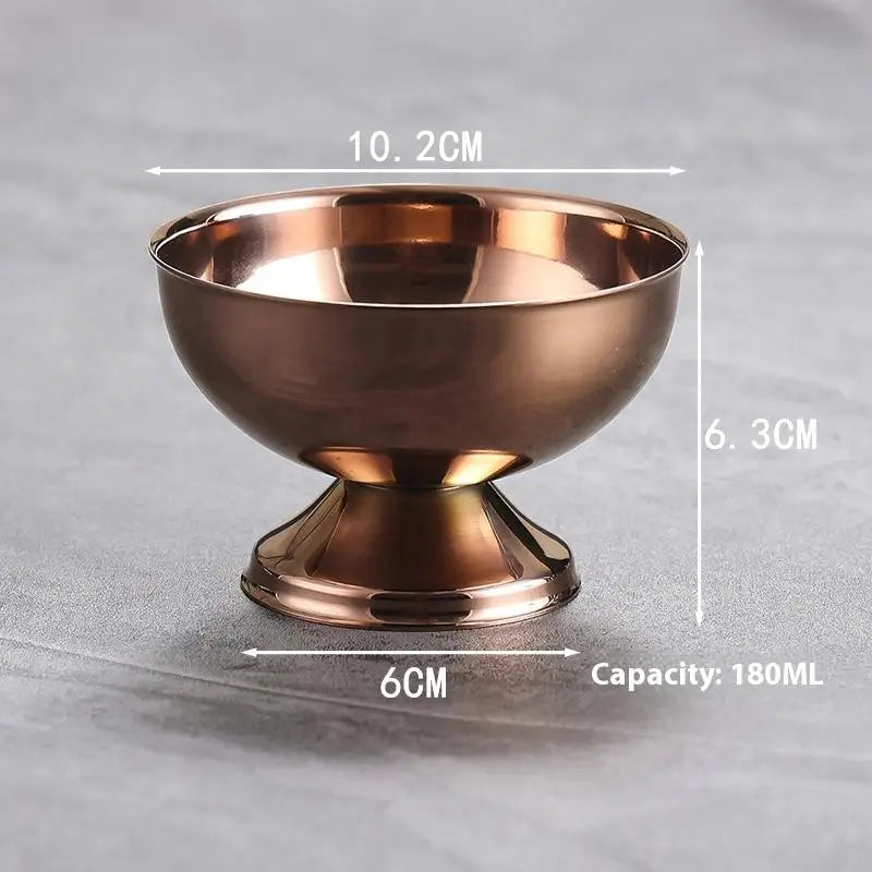 Kitchen Essential - Reusable Stainless Steel Dessert Bowls