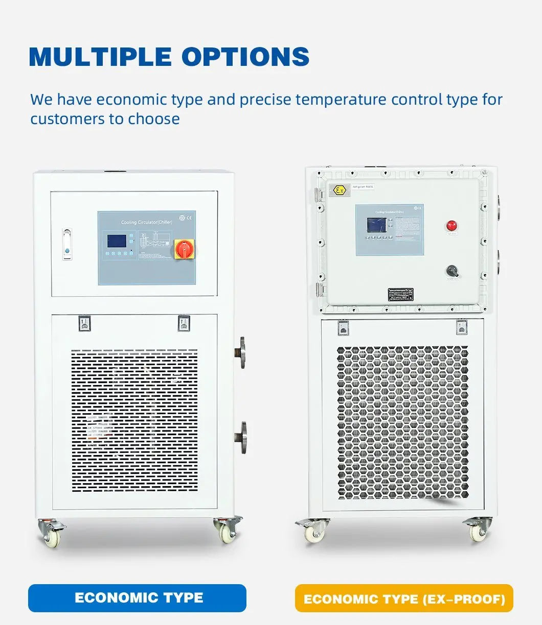 1.5 hp Portable Evaporative Air Cooler Digital Controls Automatic Ice Bath Chiller Heater Featuring Core Components Motor