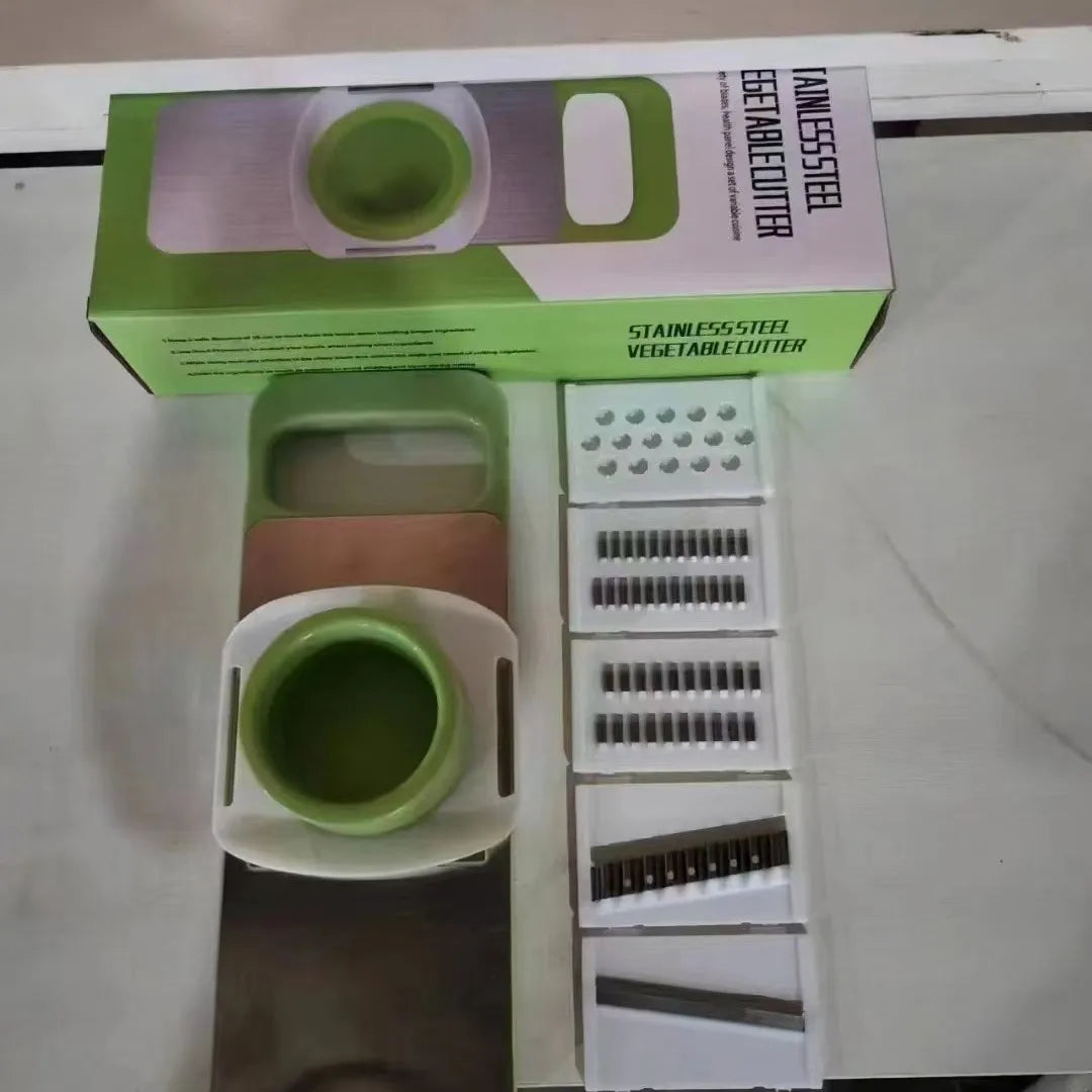 Kitchen Essentials Household Multi-functional Vegetable Cutter Shredder Stainless Steel Anti-cutting Hand Planer Slicer Slicer