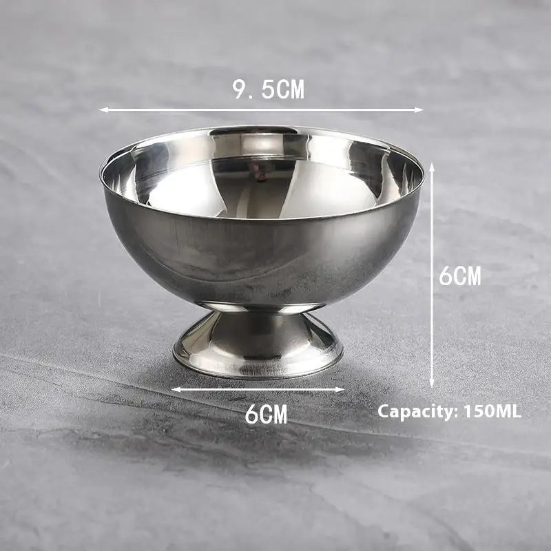 Kitchen Essential - Reusable Stainless Steel Dessert Bowls