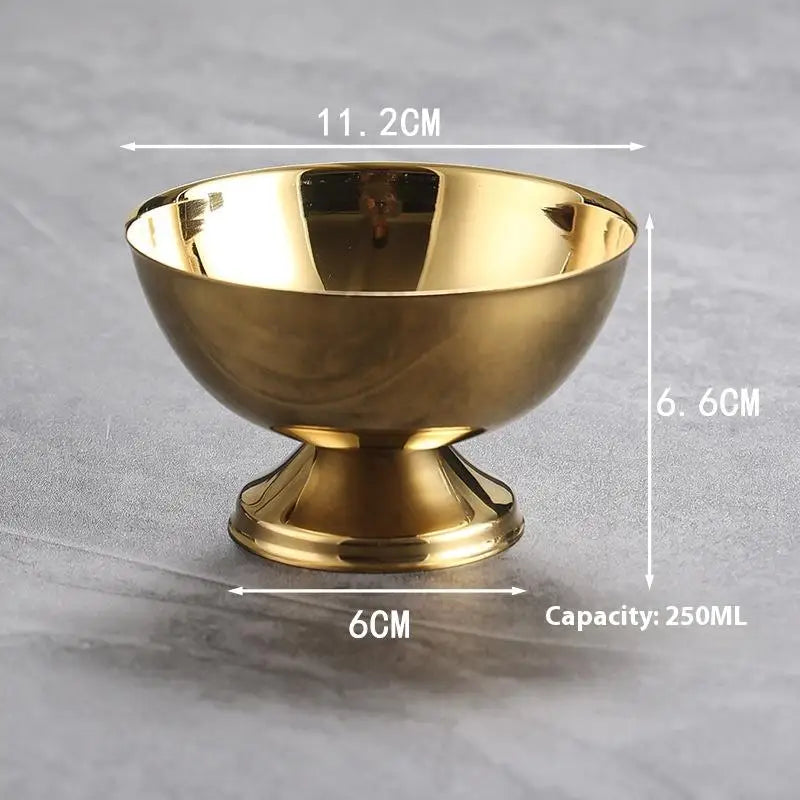 Kitchen Essential - Reusable Stainless Steel Dessert Bowls