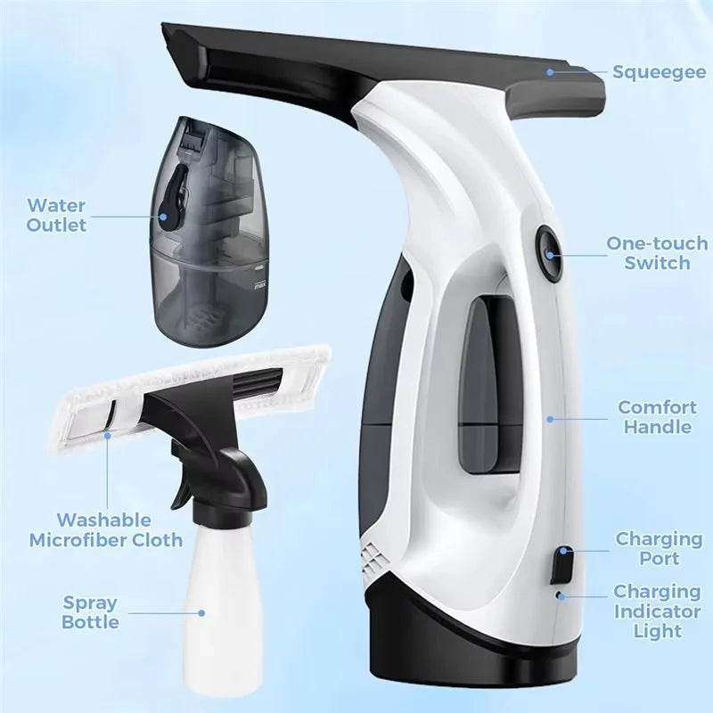Household Cleaning Tools For Cleaning Shower Glass Tiles Strong Suction Window Cleaner Furniture Clean Essential Vacuum Cleaner