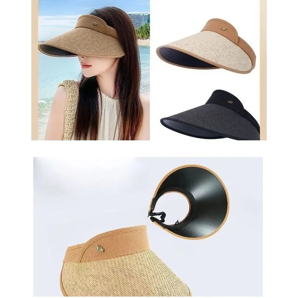 Summer Sun Hat Quick Drying Hat UV Protection Running Bicycle Empty Top Hat Men Women Hat Breathable Straw Hat