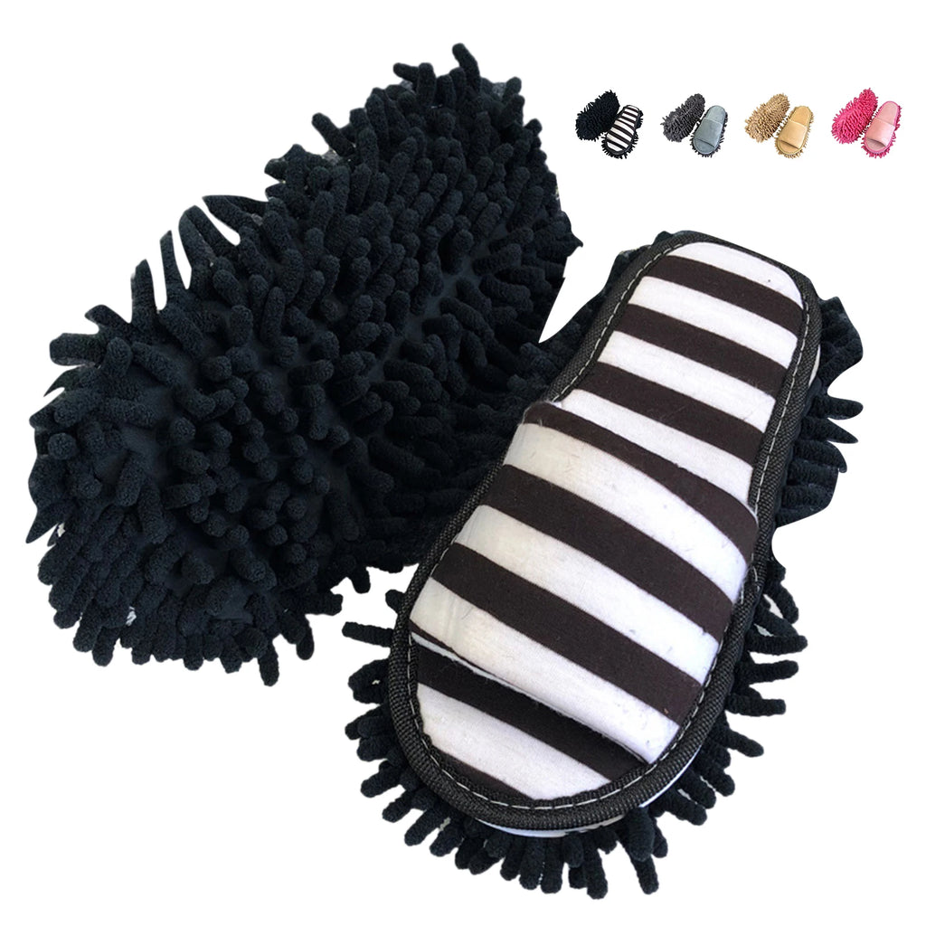Floor Slippers Cleaning Slipper Floor Slippers Lazy Open Toed Mop Slipper Home Use Soft Pure Color Cleaning Slipper