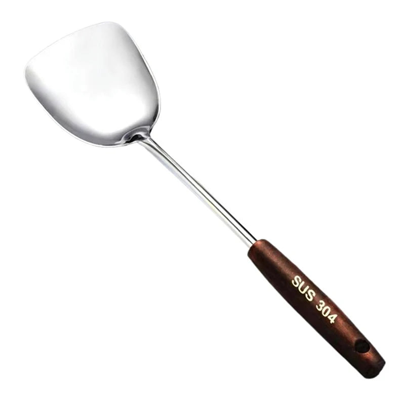 Kitchen Utensils Wok Spatula Iron And Ladle Tool Set Spatula For Stainless Steel Cooking Equpment Kitchen Accessories Essentials