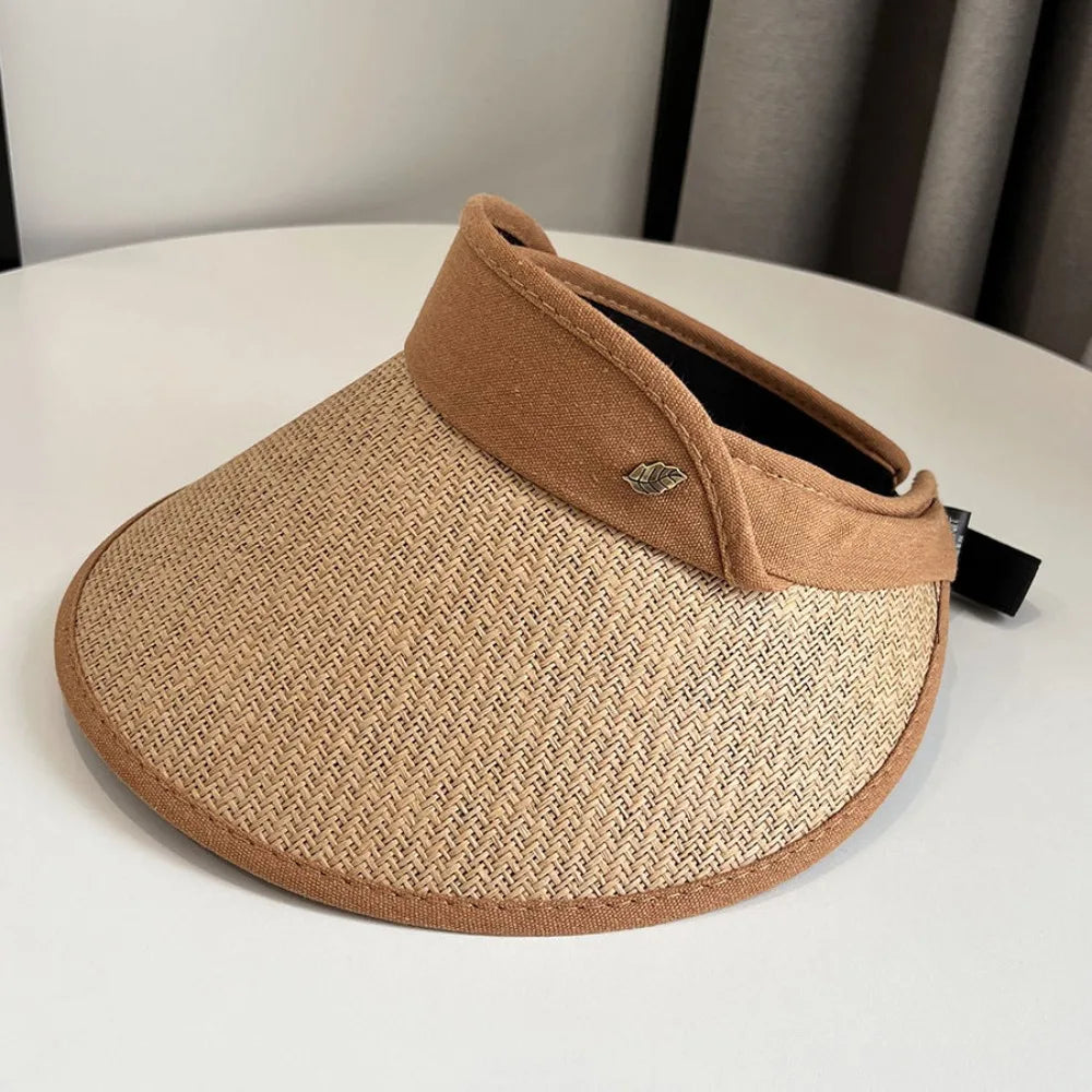 Summer Sun Hat Quick Drying Hat UV Protection Running Bicycle Empty Top Hat Men Women Hat Breathable Straw Hat