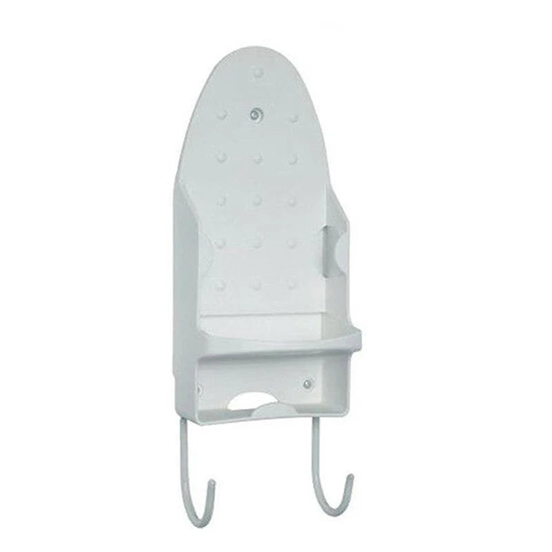 Portable Iron Holder Hotel Household Ironing Board Hanger Black White Wall Mount Iron Storage Rack Home Storage Supplies