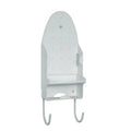 Portable Iron Holder Hotel Household Ironing Board Hanger Black White Wall Mount Iron Storage Rack Home Storage Supplies